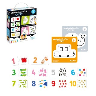 Gra edukacyjna CzuCzu Akademia Cyfry nauka liczenia 3+