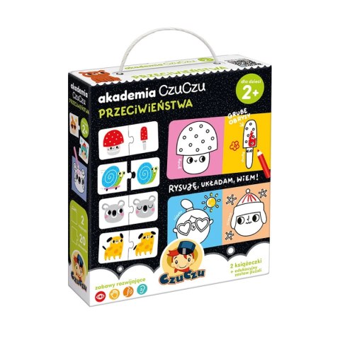 Gra edukacyjna CzuCzu Akademia Przeciwieństwa nauka par 2+
