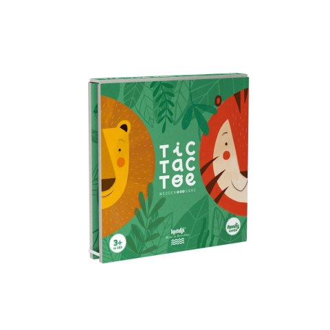 Gra kółko i krzyżyk Londji Lew i tygrys drewniana 4+