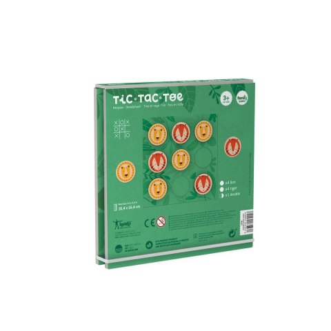 Gra kółko i krzyżyk Londji Lew i tygrys drewniana 4+