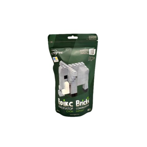 Klocki konstrukcyjne Bricks - Słoń - 85 el.