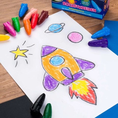 Kredki świecowe Jolly - Rakiety