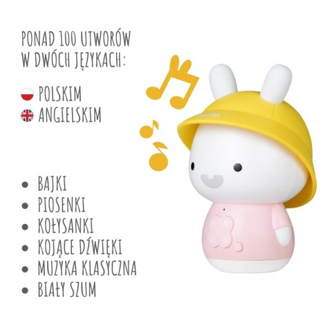 Króliczek Alilo Baby Bunny G9S PINK - różowy