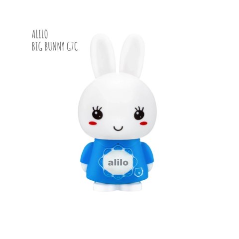 Króliczek Alilo Big Bunny G7C BLUE - niebieski