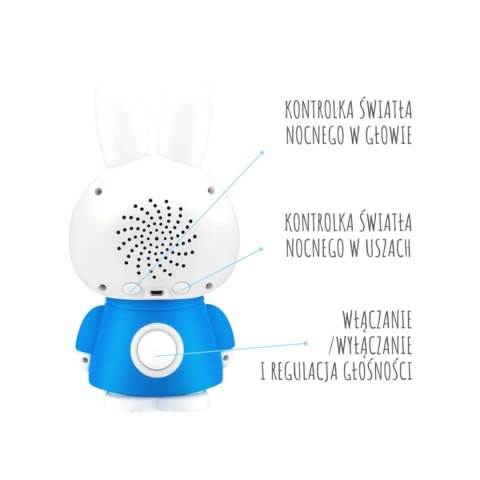 Króliczek Alilo Big Bunny G7C BLUE - niebieski