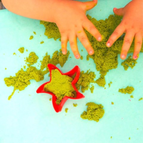 Piasek dynamiczny - zielony - 1kg