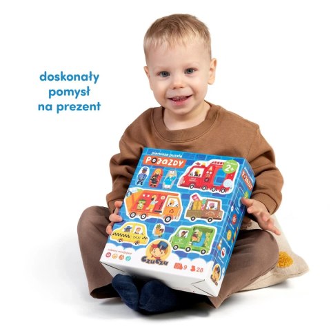 Pierwsze puzzle CzuCzu Pojazdy dla maluchów 2+
