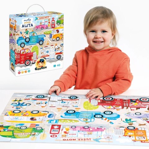 Puzzle CzuCzu Moto puzzle Auta pojazdy 3+