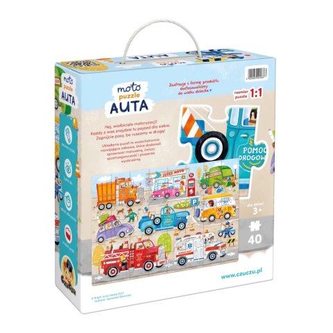 Puzzle CzuCzu Moto puzzle Auta pojazdy 3+