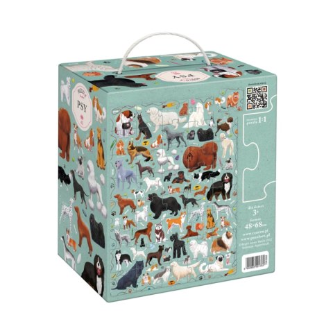 Puzzle CzuCzu Puzzlove Psy 40 elementów 48x68 cm 3+