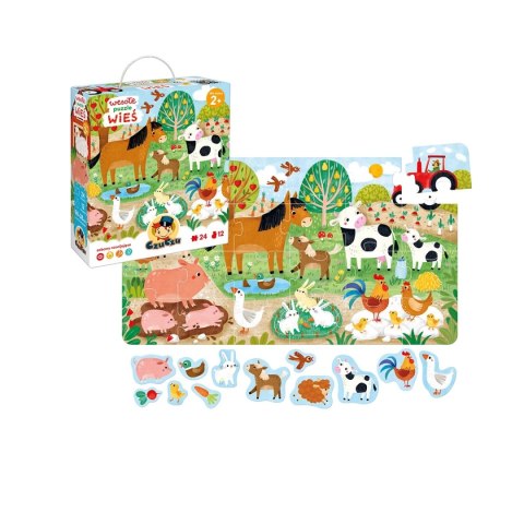 Puzzle CzuCzu Wesołe puzzle Wieś dla maluchów 2+