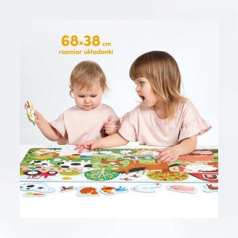 Puzzle CzuCzu Wesołe puzzle Wieś dla maluchów 2+