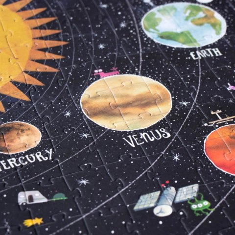 Puzzle Londji Odkryj Planety układ słoneczny 200 elementów 6+