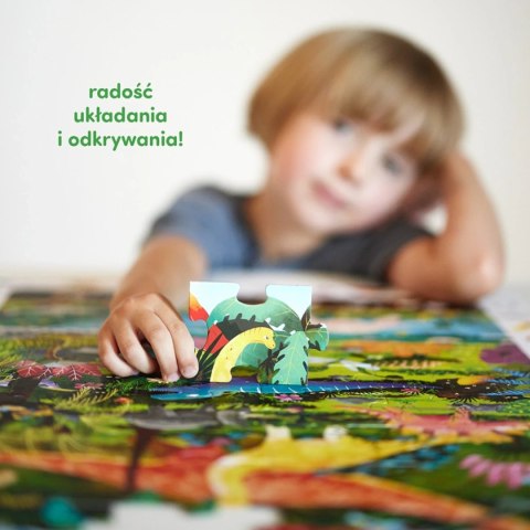 Puzzle obserwacyjne CzuCzu Dinozaury 100 elementów 4+