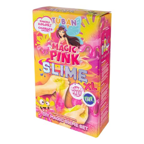 SLIME ZESTAW DIY MAGIC PINK XL