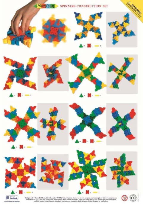 Morphun Bączki 100 el. - Klocki konstrukcyjne