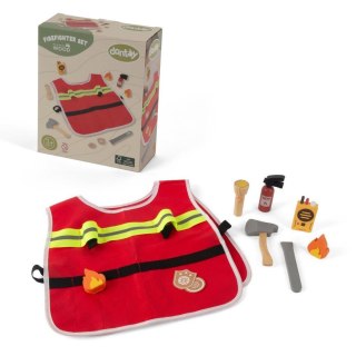 Drewniany zestaw MAŁY STRAŻAK dla dzieci DANTOY