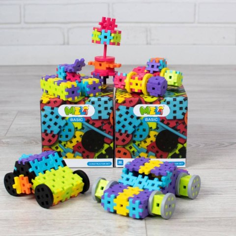 Klocki konstrukcyjne Meli Basic Constructor - 60 el.