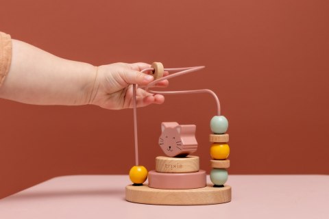 Labirynt z drewnianymi koralikami - Kot Trixie Baby