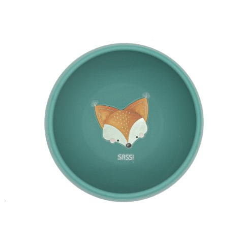 Miska silikonowa z przyssawką Lisek SASSI