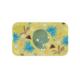 Plastikowy lunchbox pojemnik z rPET Dinozaur SASSI