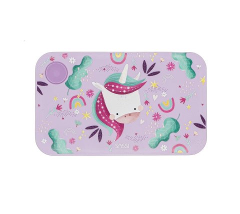 Plastikowy lunchbox pojemnik z rPET Jednorożec SAS