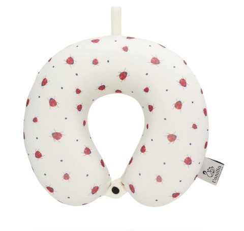 Poduszka podróżna rogal Travel Ladybug dla dzieci