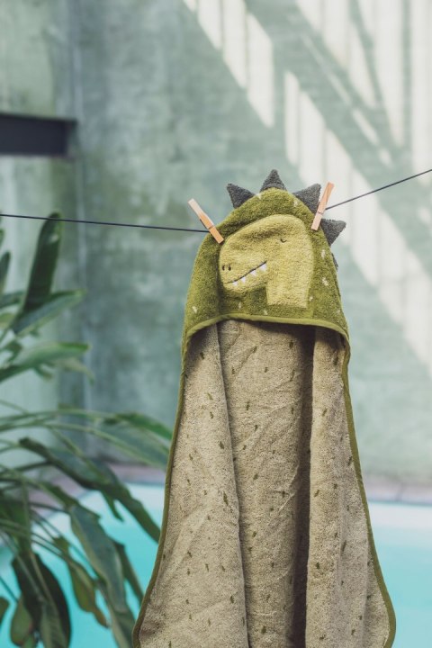 Ręcznik Kąpielowy z Kapturem 70 x 130cm - Dinozaur Trixie Baby
