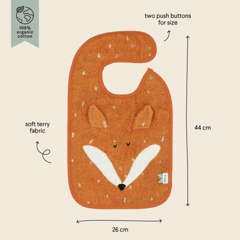 Śliniak bawełniany - Lis Trixie Baby