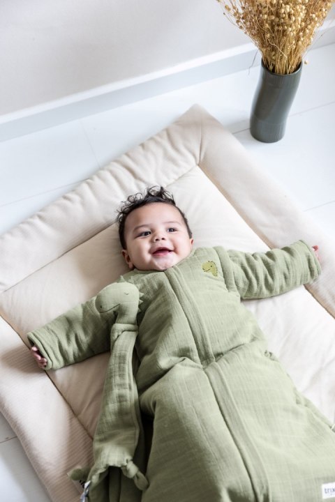 Bawełniany śpiworek 3-8 miesięcy 70 cm - Bliss Sage Dinozaur Trixie Baby
