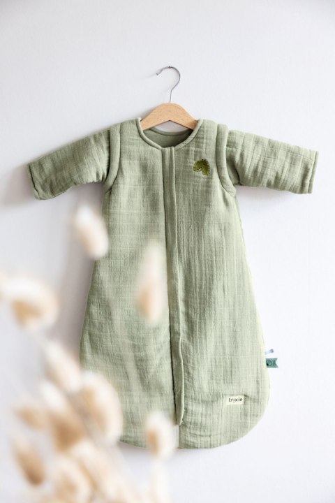 Bawełniany śpiworek 3-8 miesięcy 70 cm - Bliss Sage Dinozaur Trixie Baby