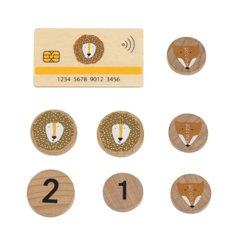 Drewniana Kasa Sklepowa z Akcesoriami Trixie Baby