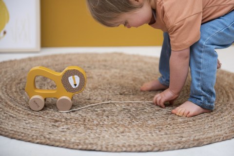 Drewniana zabawka do ciągnięcia - Lew Trixie Baby