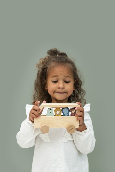 Drewniany autobus dla zwierząt Trixie Baby