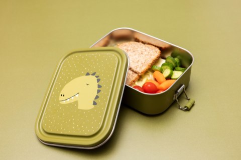 Mały stalowy lunch box - Dinozaur Trixie Baby