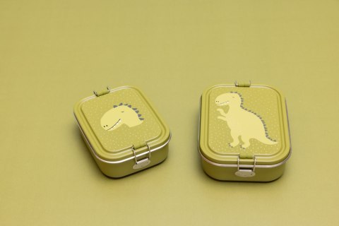Mały stalowy lunch box - Dinozaur Trixie Baby