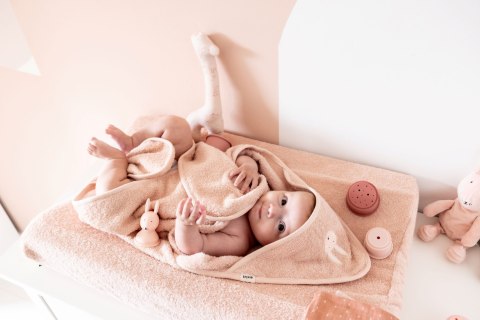 Ręcznik kąpielowy z kapturem 75x75cm - Aura Królik Trixie Baby