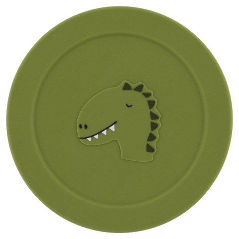 Silikonowy pojemnik na przekąski z pokrywką - Dinozaur Trixie Baby