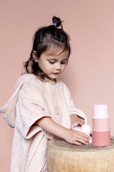 Zabawki do kąpieli kubki do układania 5 sztuk - Królik Trixie Baby