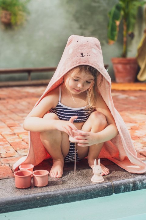 Zabawki do kąpieli kubki do układania 5 sztuk - Królik Trixie Baby