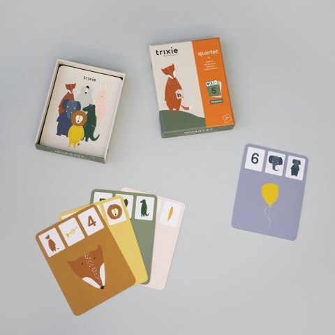 Cztery Zwierzaki - Gra Karciana Trixie Baby