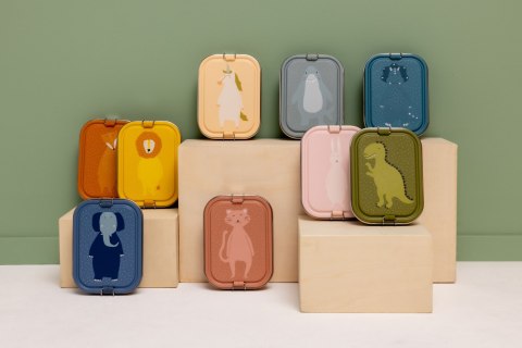 Duży stalowy lunch box - Rekin Trixie Baby