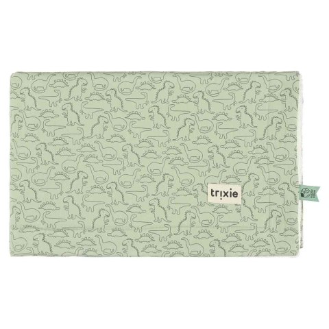 Koc niemowlęcy polarowy 75x100 cm - Daring Dino Trixie Baby