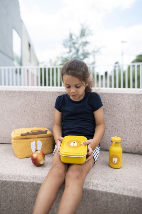 Mały stalowy lunch box - Lew Trixie Baby