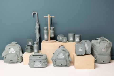 Mały stalowy lunch box - Rekin Trixie Baby