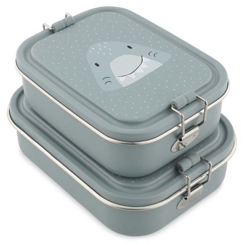 Mały stalowy lunch box - Rekin Trixie Baby