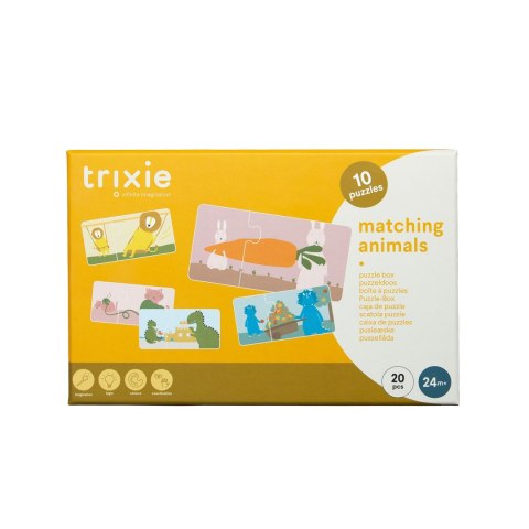 Puzzle Dopasuj Zwierzątka - 10w1, Trixie Baby