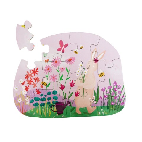 Puzzle Kształtów - Kwiatowa Przygoda Króliczka Trixie Baby