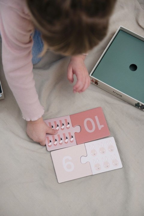 Puzzle do nauki liczenia ze zwierzątkami Trixie Baby