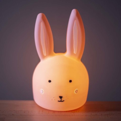 Silikonowa lampka nocna - Królik Trixie Baby